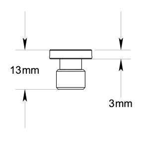 Alternative view of 3/8"-16 Camera Screw
