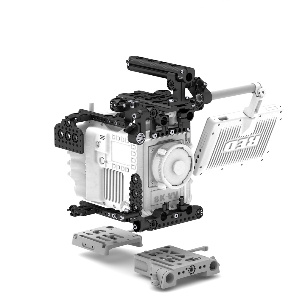 RED Camera V-Raptor XL Side Extension Kit Gear Fixation Camera