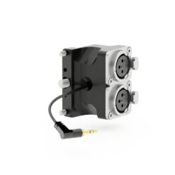 Audio Adapter Box - 3.5mm Jack to Dual XLR 3pin