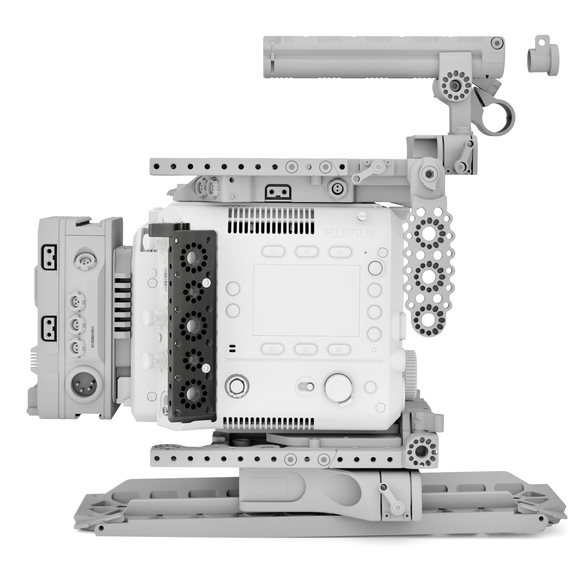 Side Mounting Cheese Plate Fujifilm GFX ETERNA 55 - Image 3