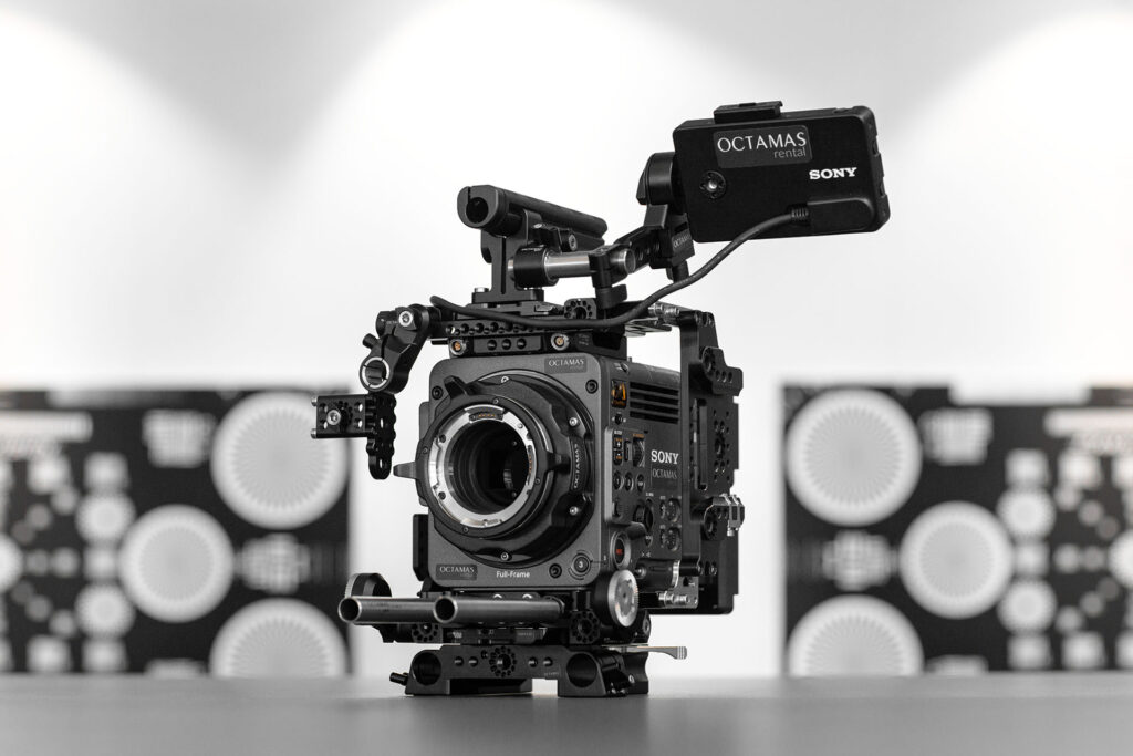 Sony Burano with OCTAMAS gear Swiss Cage available at OCTAMAS rental